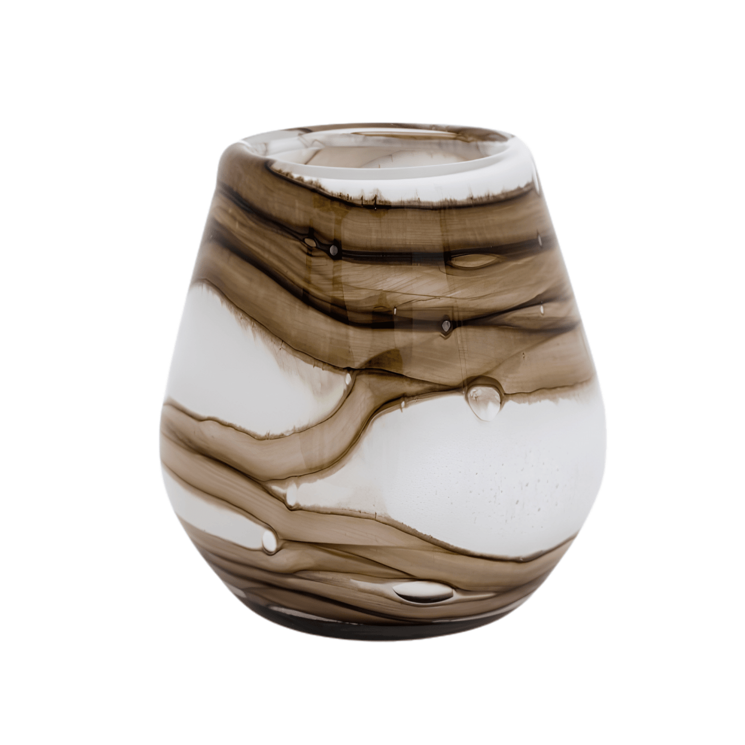 Vase Fernando, Aquarel, glass vase by Daily Flowers