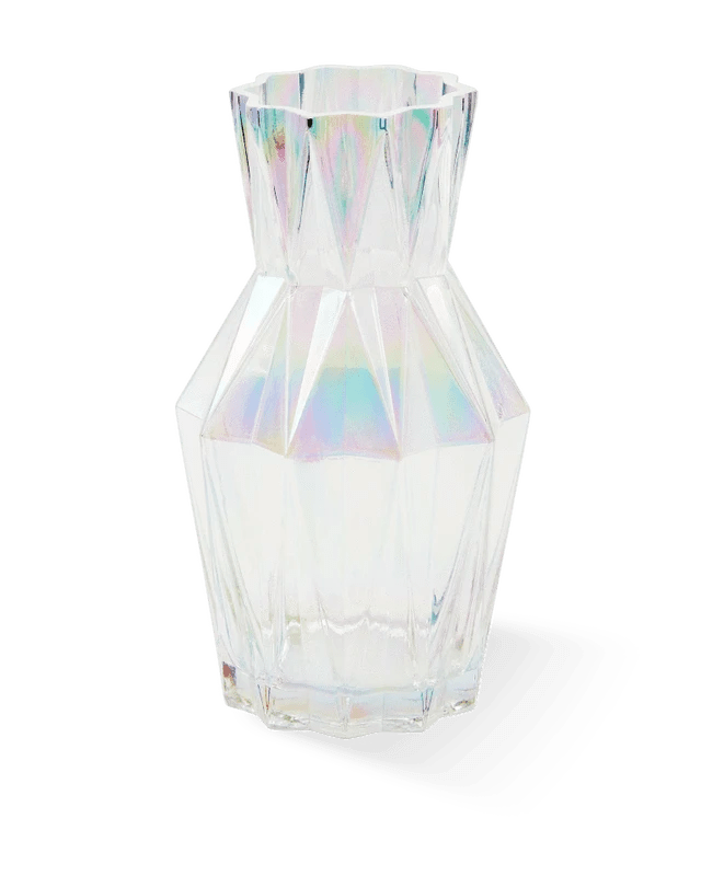 Folds glass luster vase small Daily Flowers