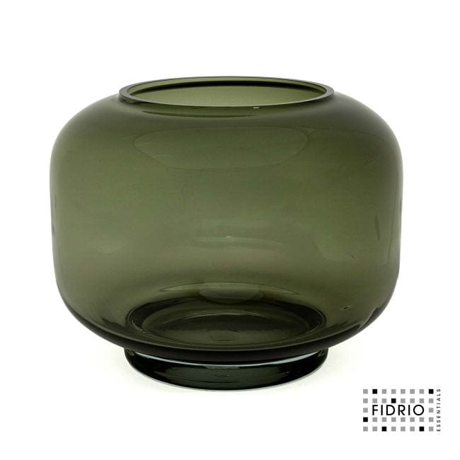 Green glamour flower vase H23