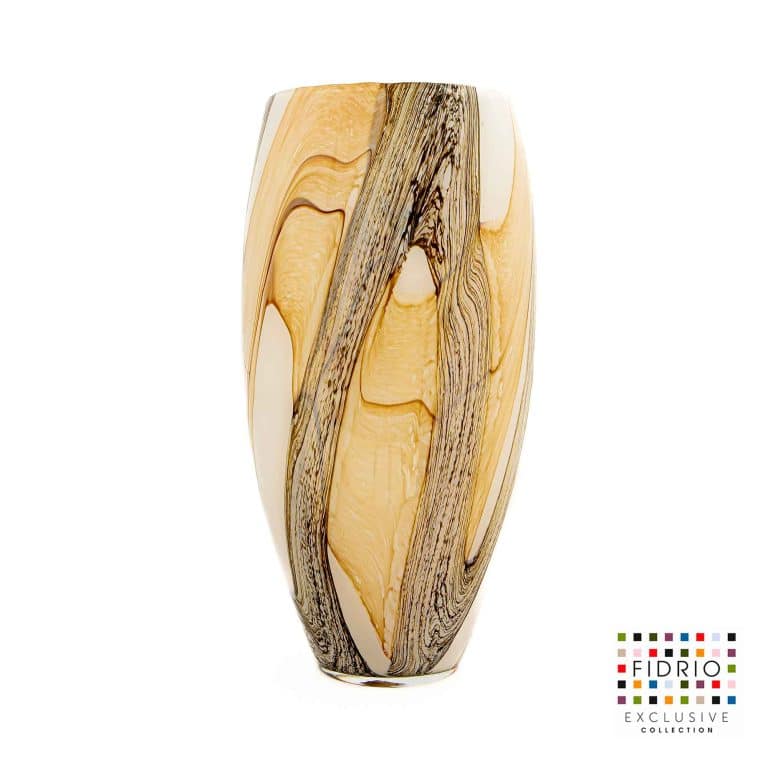 Beach oval flower vase