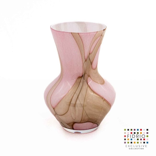Pink Flame Parma medium flower vase