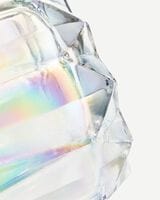 Glass luster vase - L