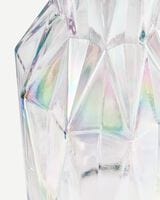 Glass luster vase - L