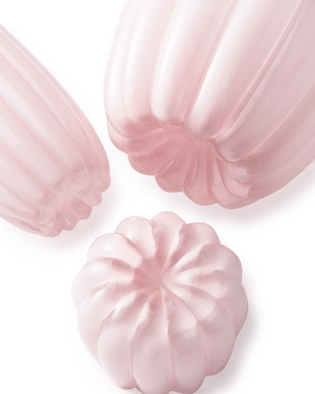 Vase melon - pink - L