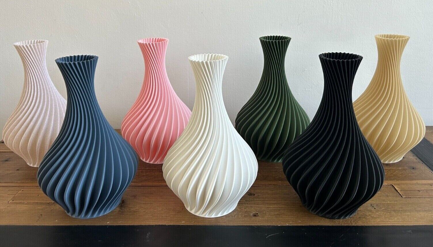 3D printed vases