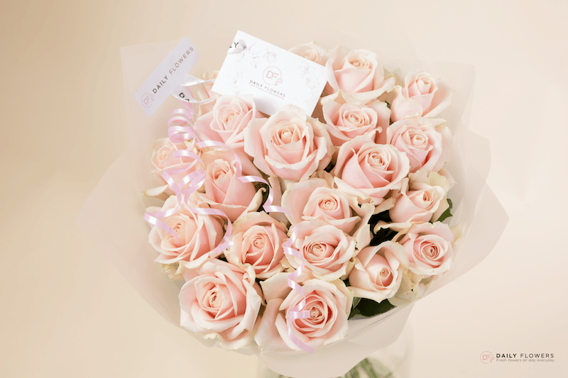 Pink avalanche roses