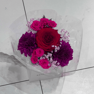 Chic Burgundy Beauty boeket - Daily Flowers