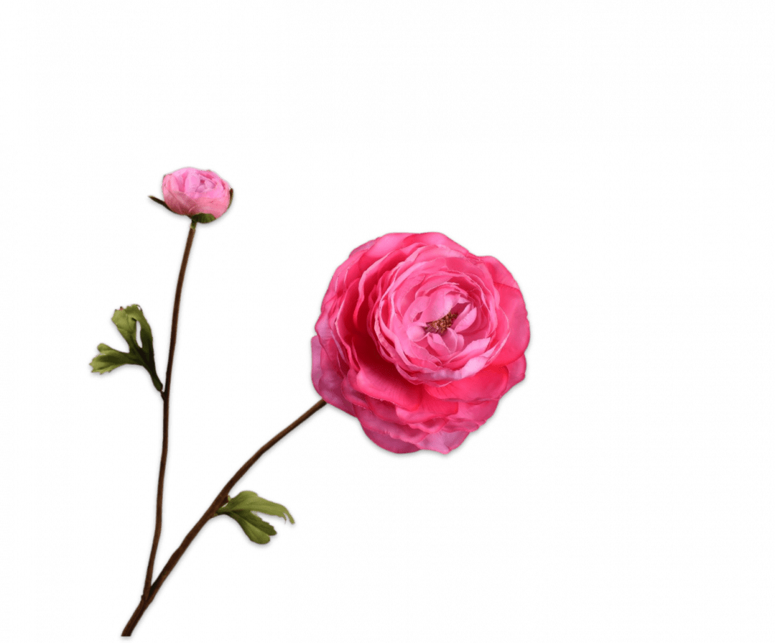 Silk Ranunculus Spray - Pink