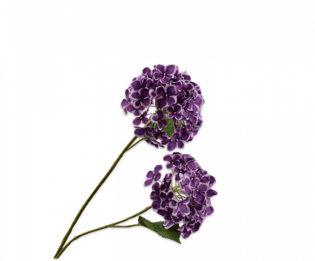 Silk Hydrangea Spray - Lavender