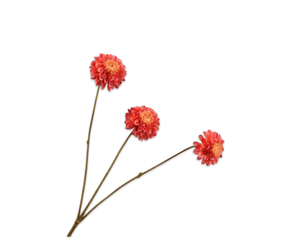 Silk Dahlia Spray - Red