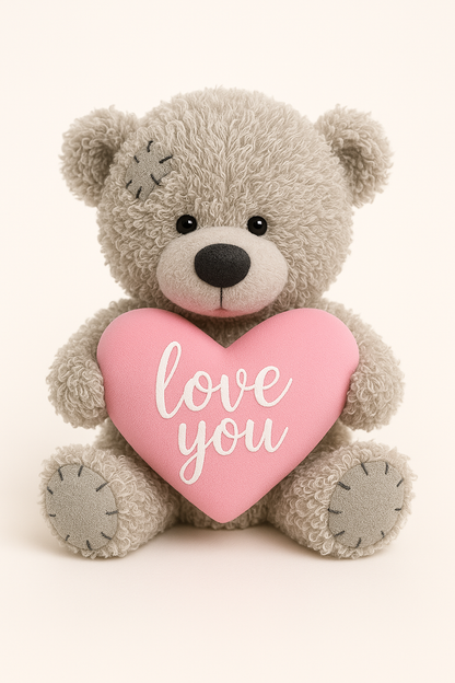 Teddy Bear - Heart - Love You