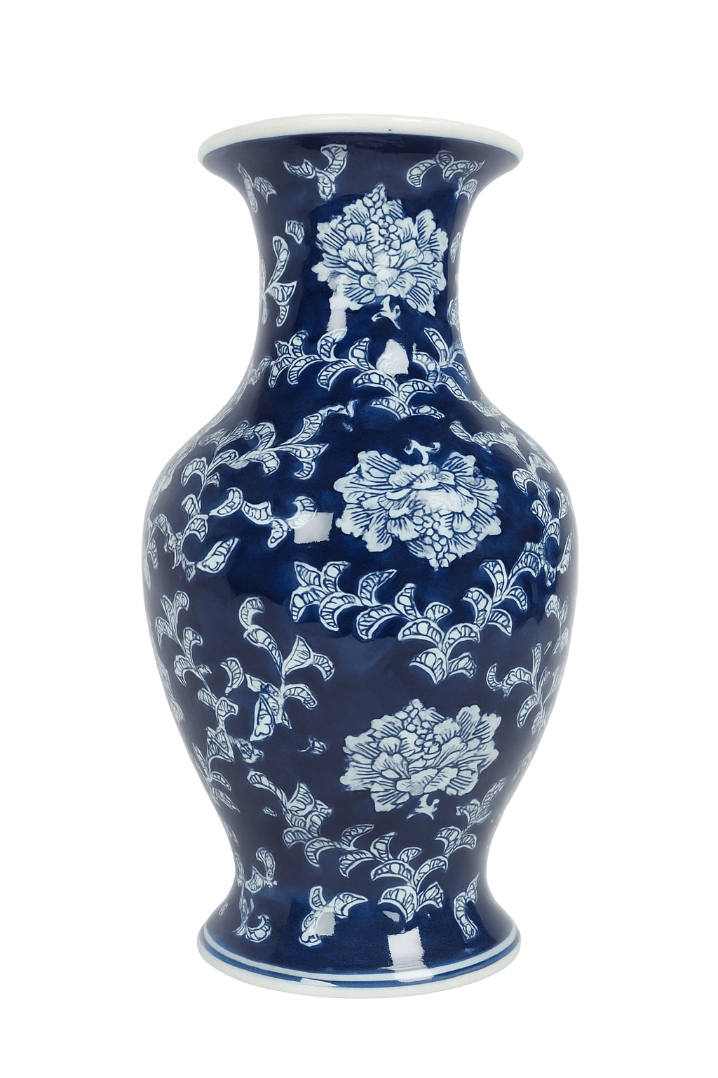 Vase chinoiserie - Blue/White