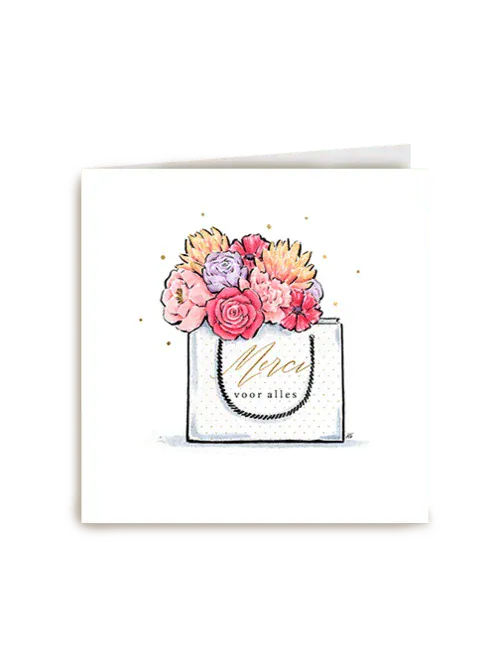 Luxurious Postcard - Merci