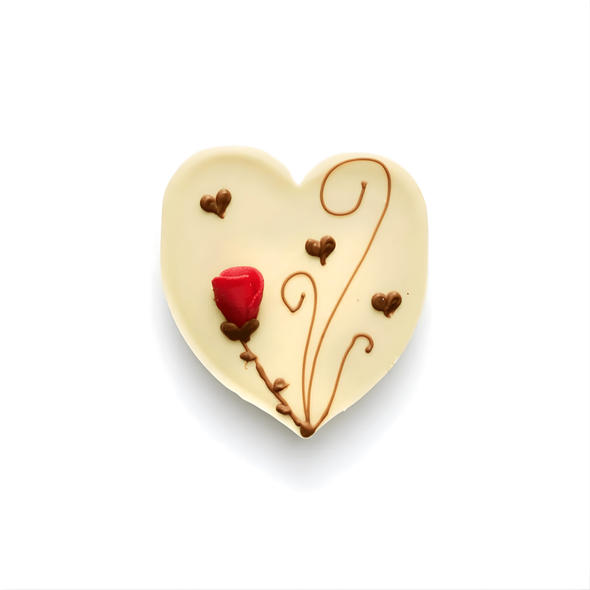 De Bonte Koe Chocolate Heart close-up