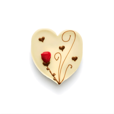 De Bonte Koe Chocolate Heart close-up