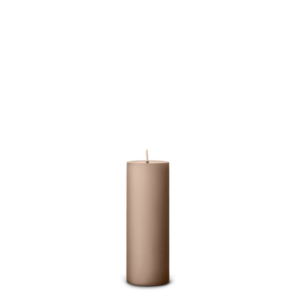 Soft Clay pillar candle