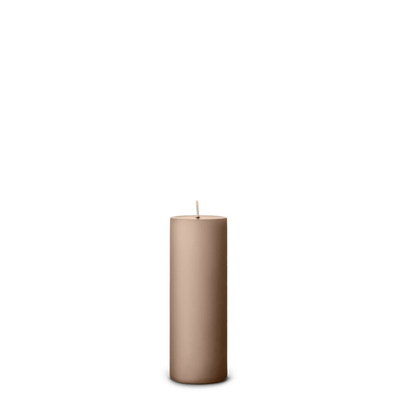 Soft Clay pillar candle