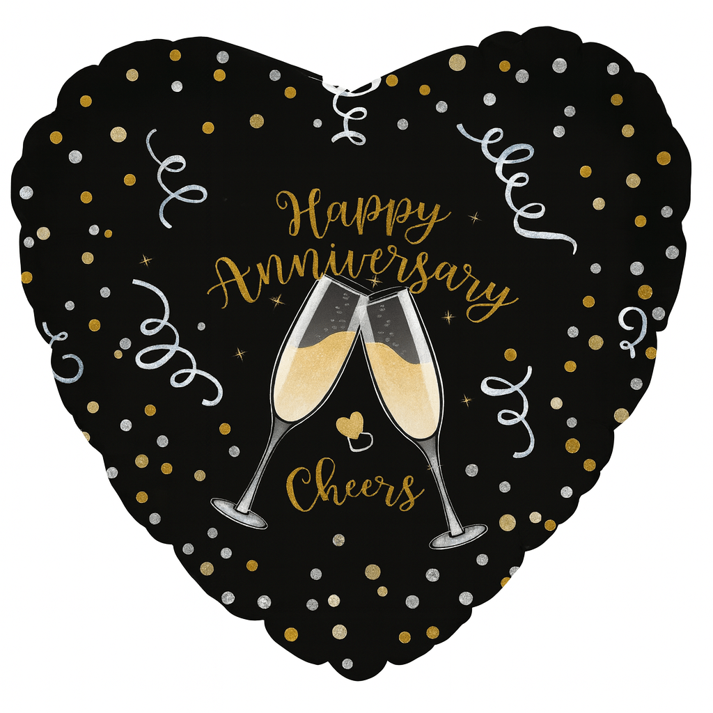 Happy Anniversary - Helium balloon