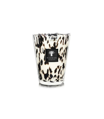 Geurkaars - Pearls Black