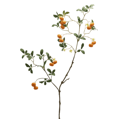 Artificial clementine branch tall