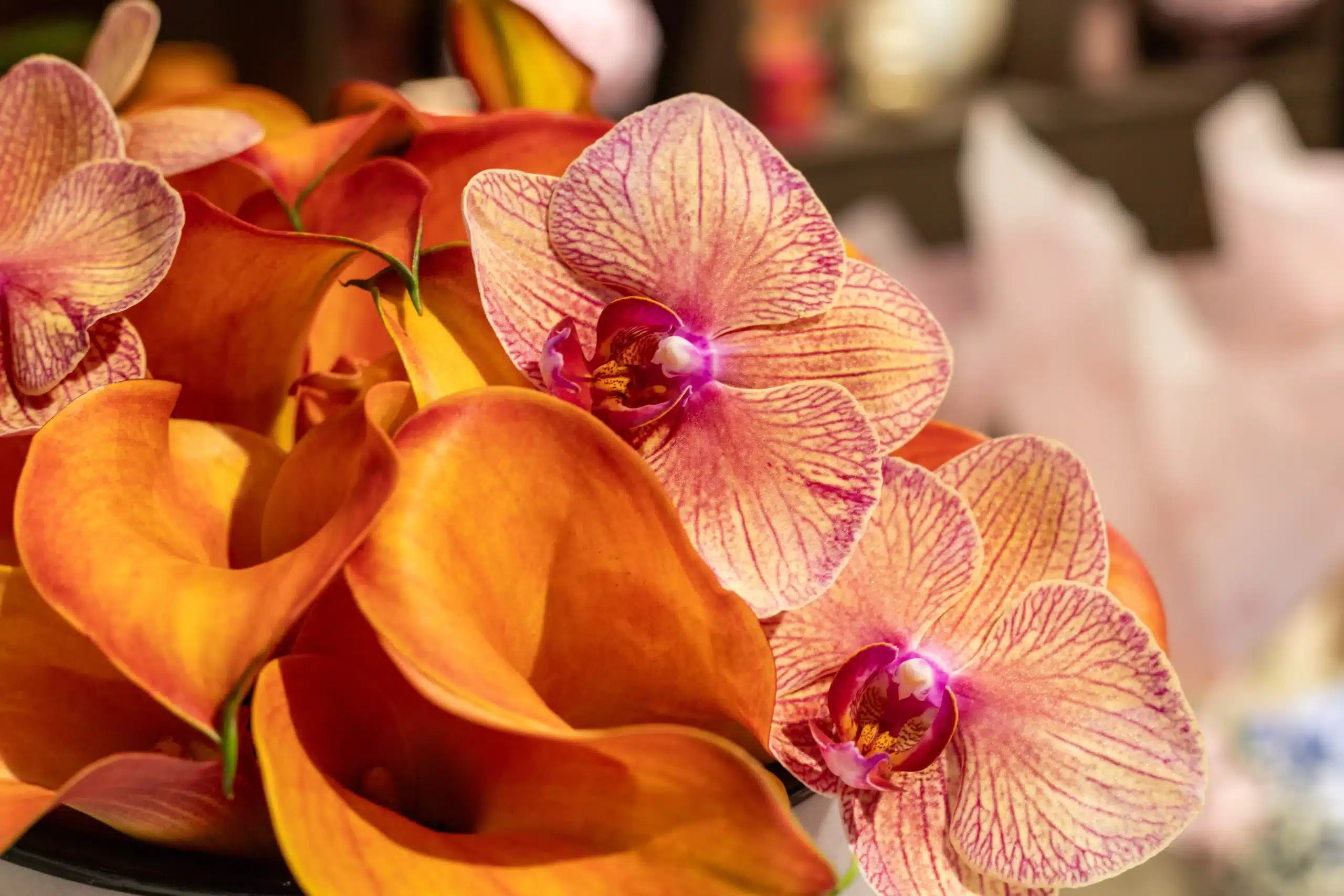 Flowers in a box - Autumn calla's