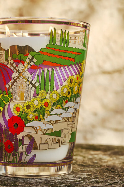 Baobab Provence candle detail close-up