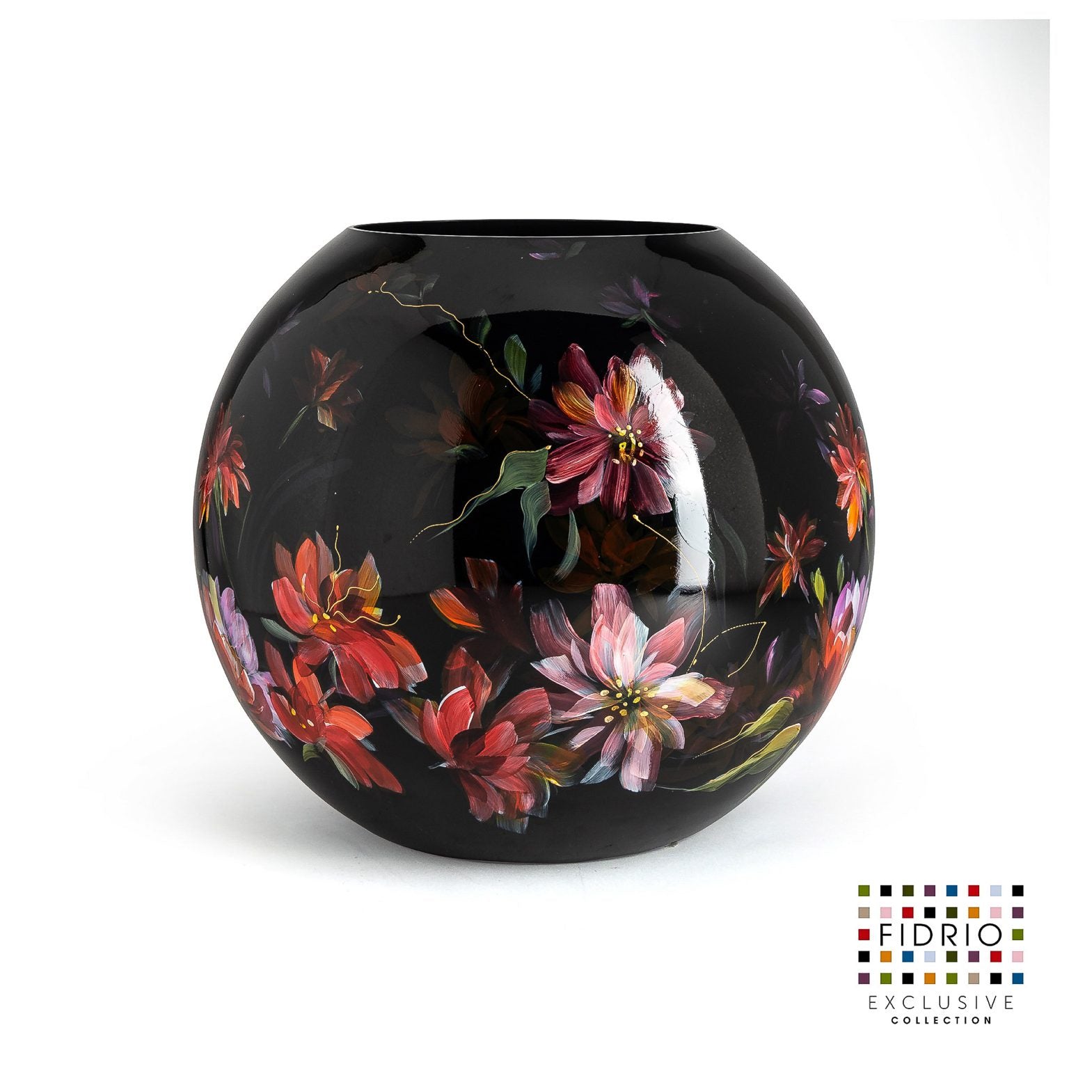 Bol vase - black beauty