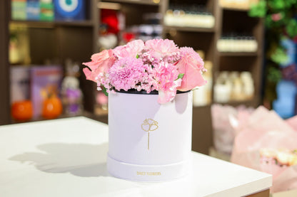 Flowers in a box - Posh Pink Party