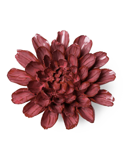 Blush Pink Star Dahlia ceramic flower