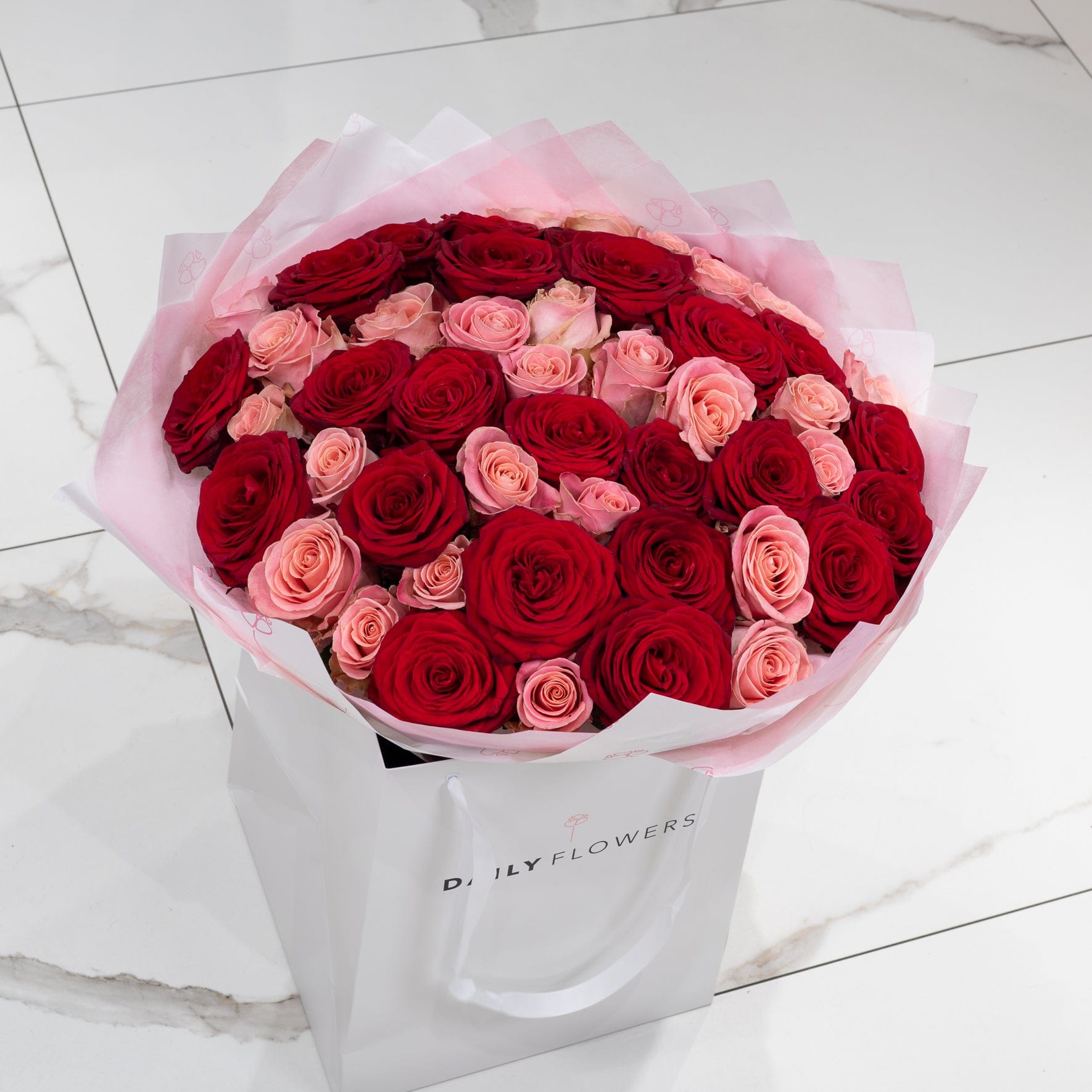 Rode & Roze Rozen - Kies je hoeveelheid