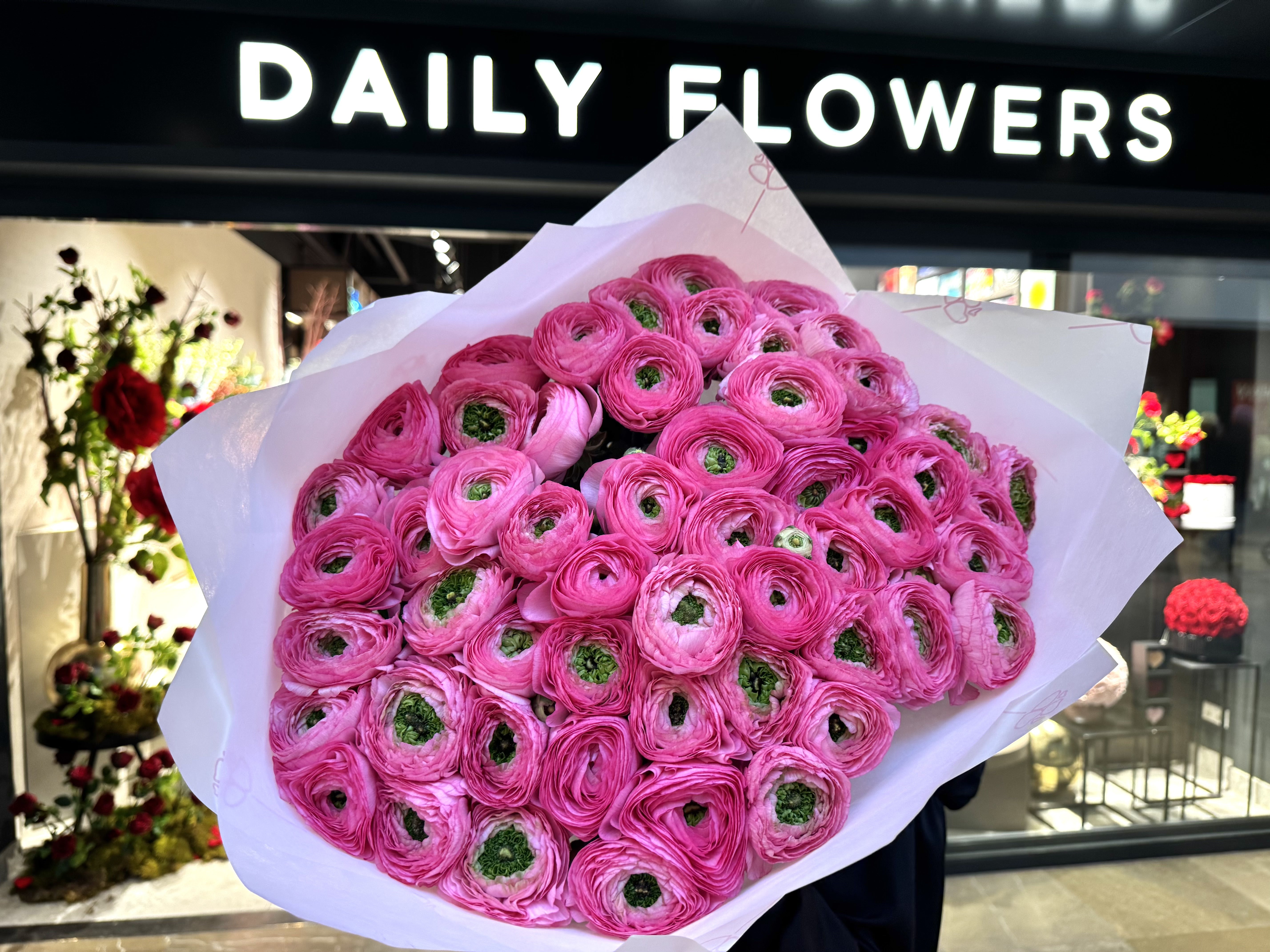 Choose your amount - raspberry pink Ranunculus