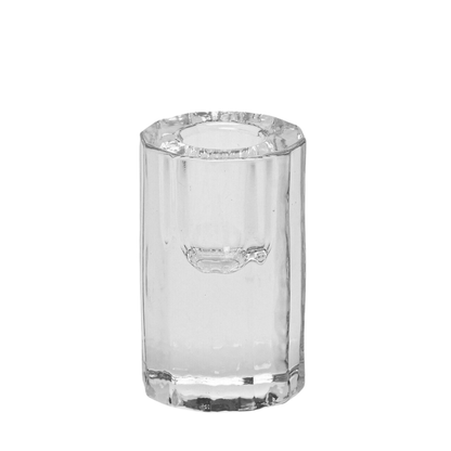 Glass petite candle holder