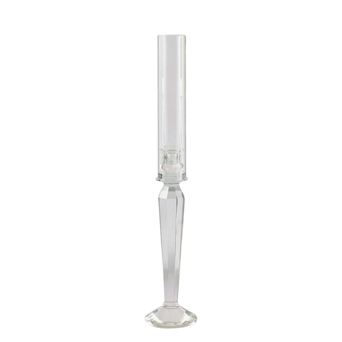 Crystal prisma candle holder