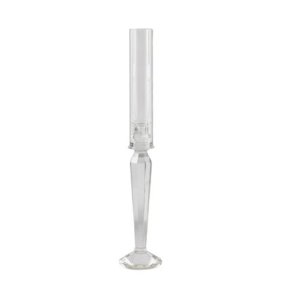 Crystal prisma candle holder
