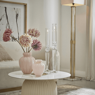 Crystal prisma candle holder