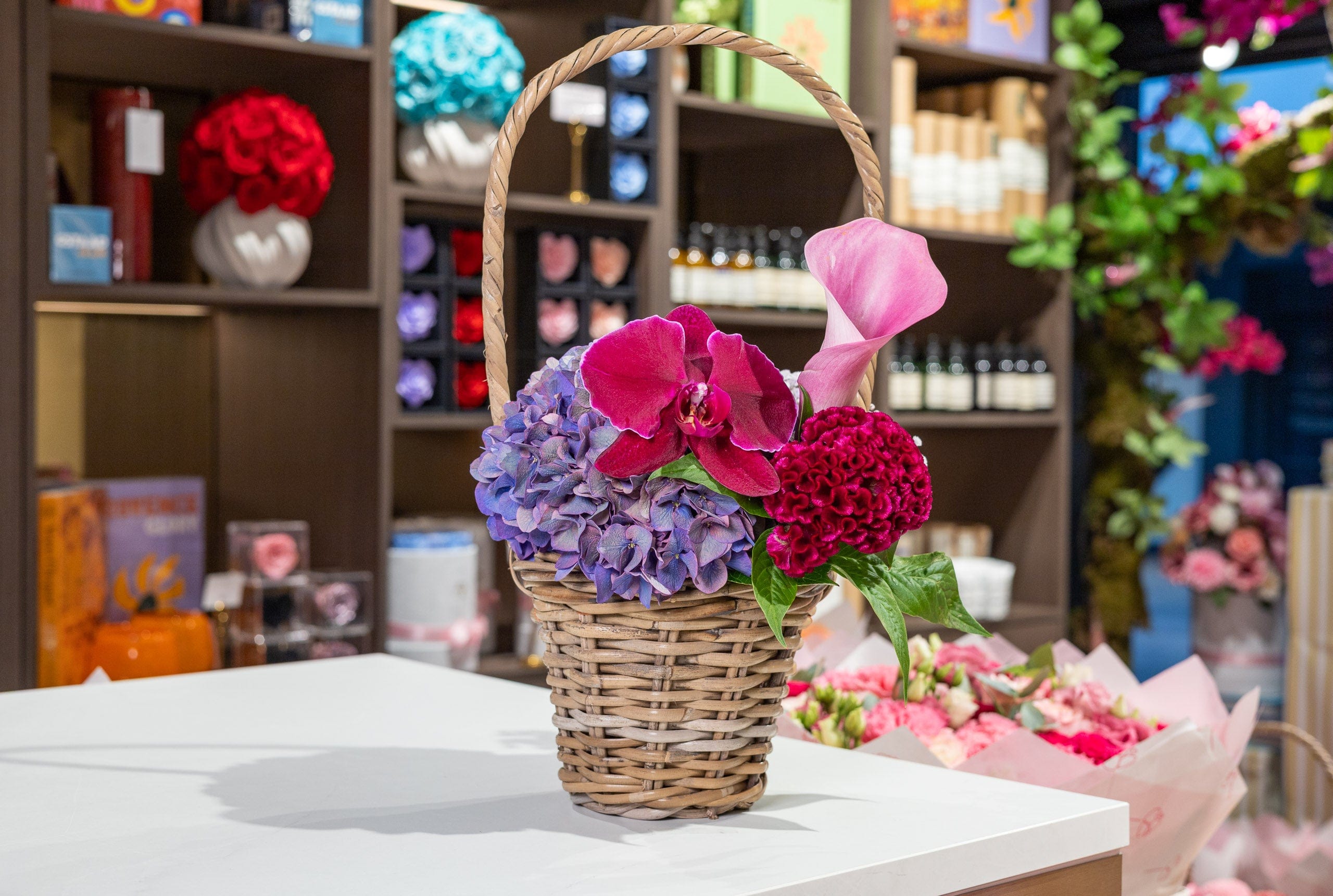 Blossom Basket - Velvet Hydrangea