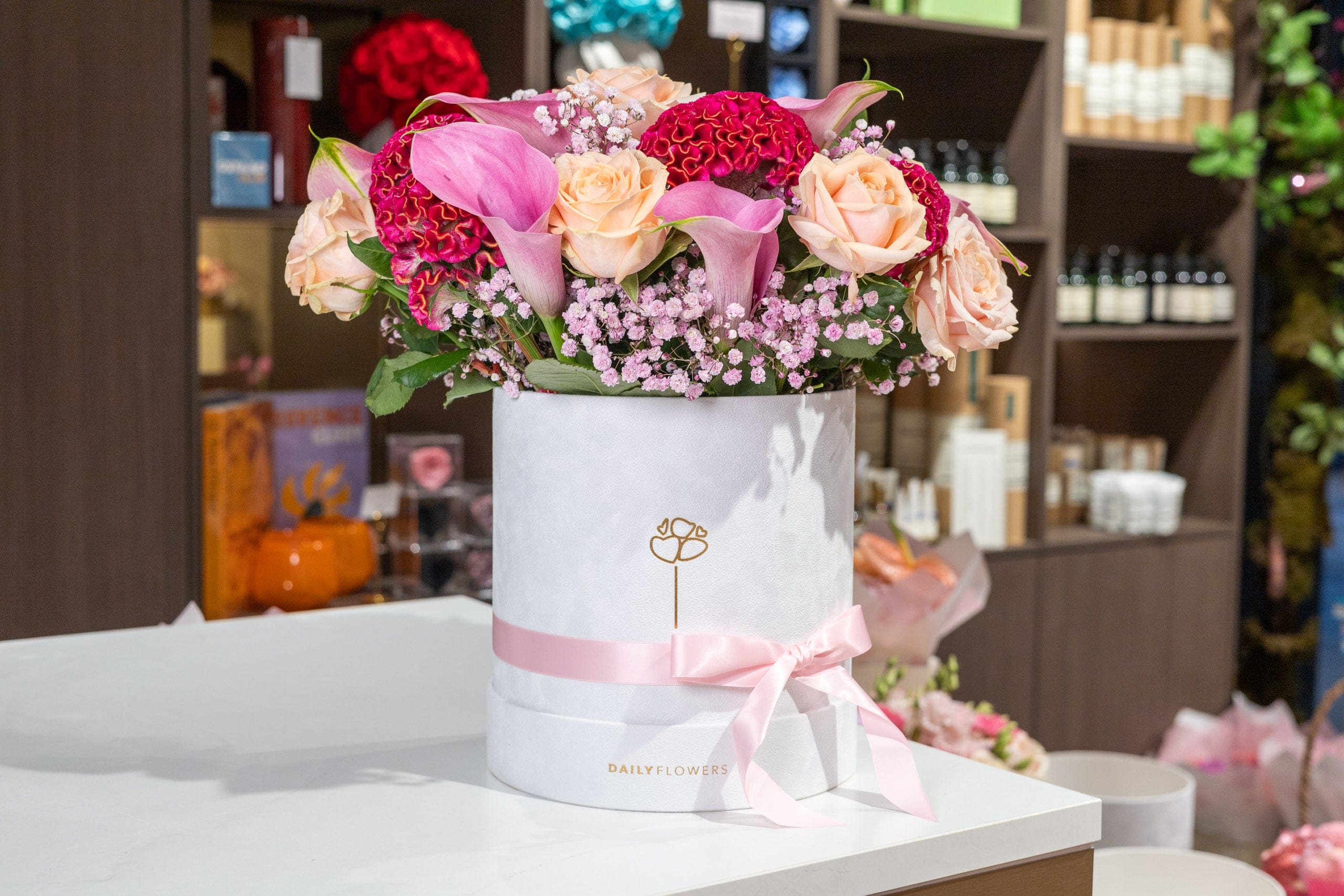 Blossom Box - Pink Velvet Romance
