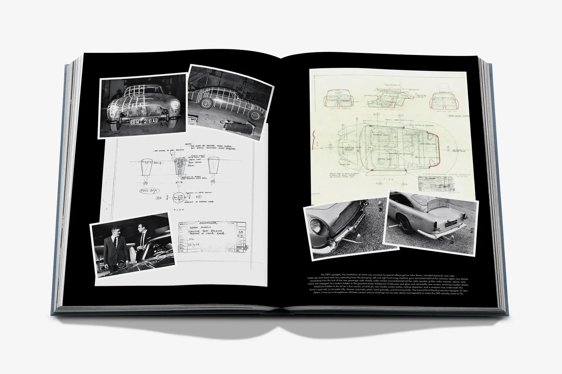 Assouline coffee table book - James Bond Cars