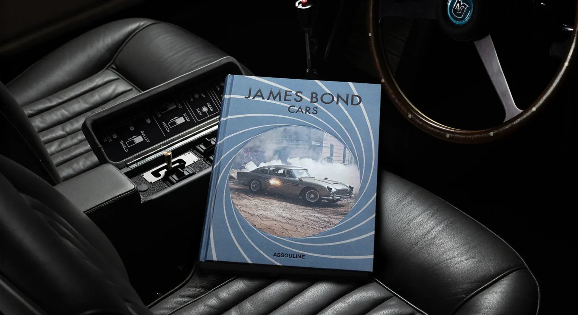 Assouline coffee table book - James Bond Cars