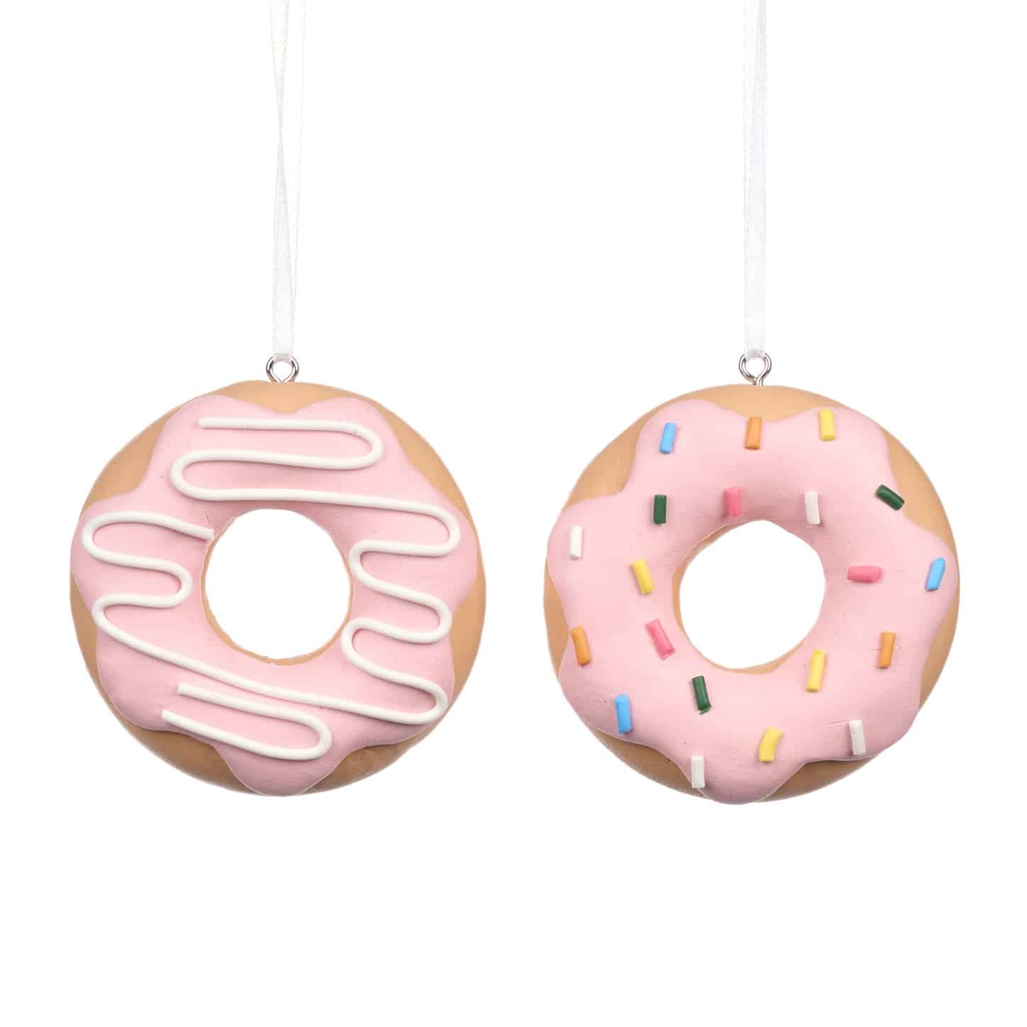 Sprinkle donut ornament set – fun &amp; whimsical christmas décor