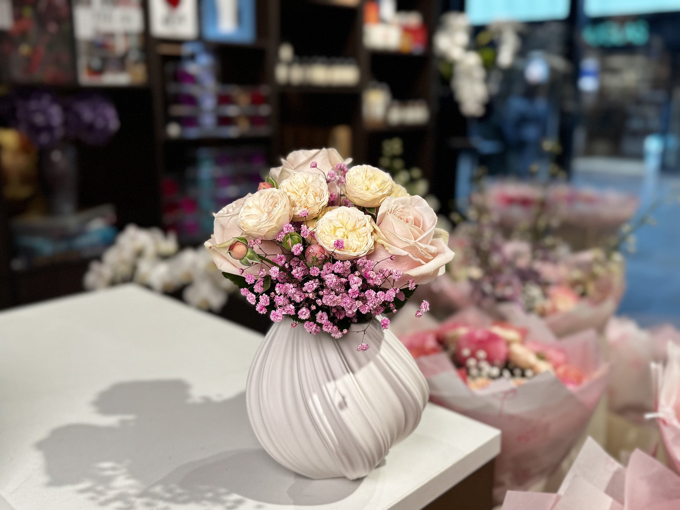 Pastel princess - Deluxe tafel arrangement