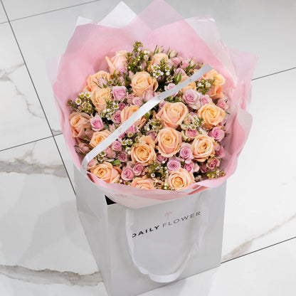 Pastel Peace Flowers