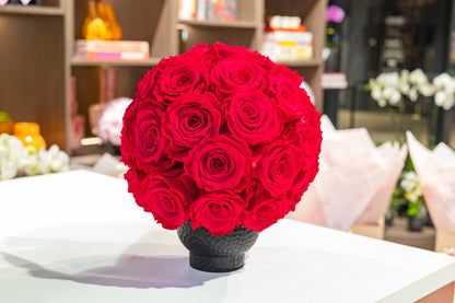 Petit Preserved Rose Bowl - Preserved Roses