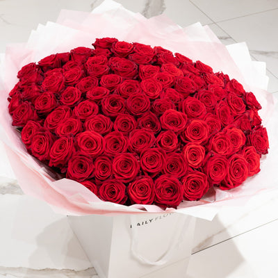 Red Roses Bouquet - Choose Your Amount