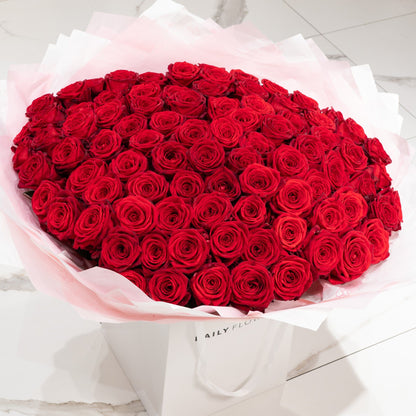 Choose Your Amount - Red Roses Bouquet