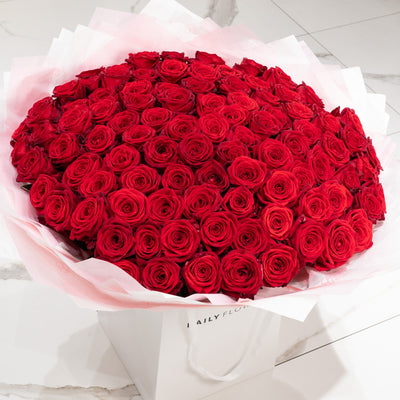 Red Roses Bouquet - Choose Your Amount