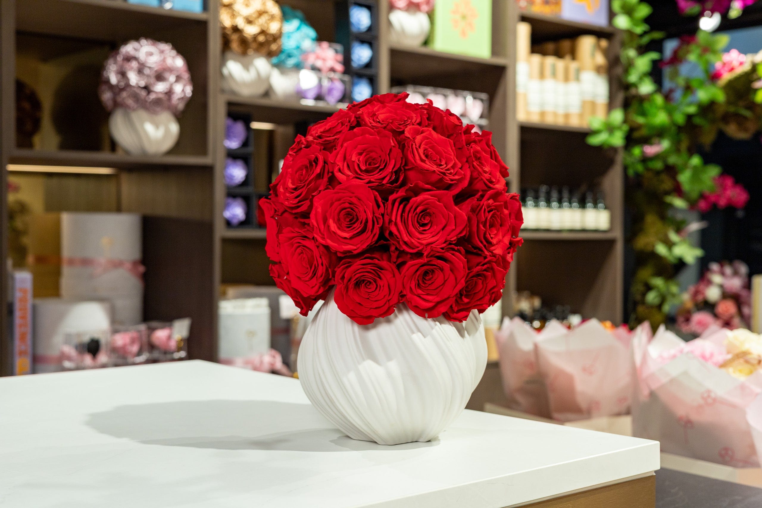 Preserved Rose Bowl - Preserved Roses
