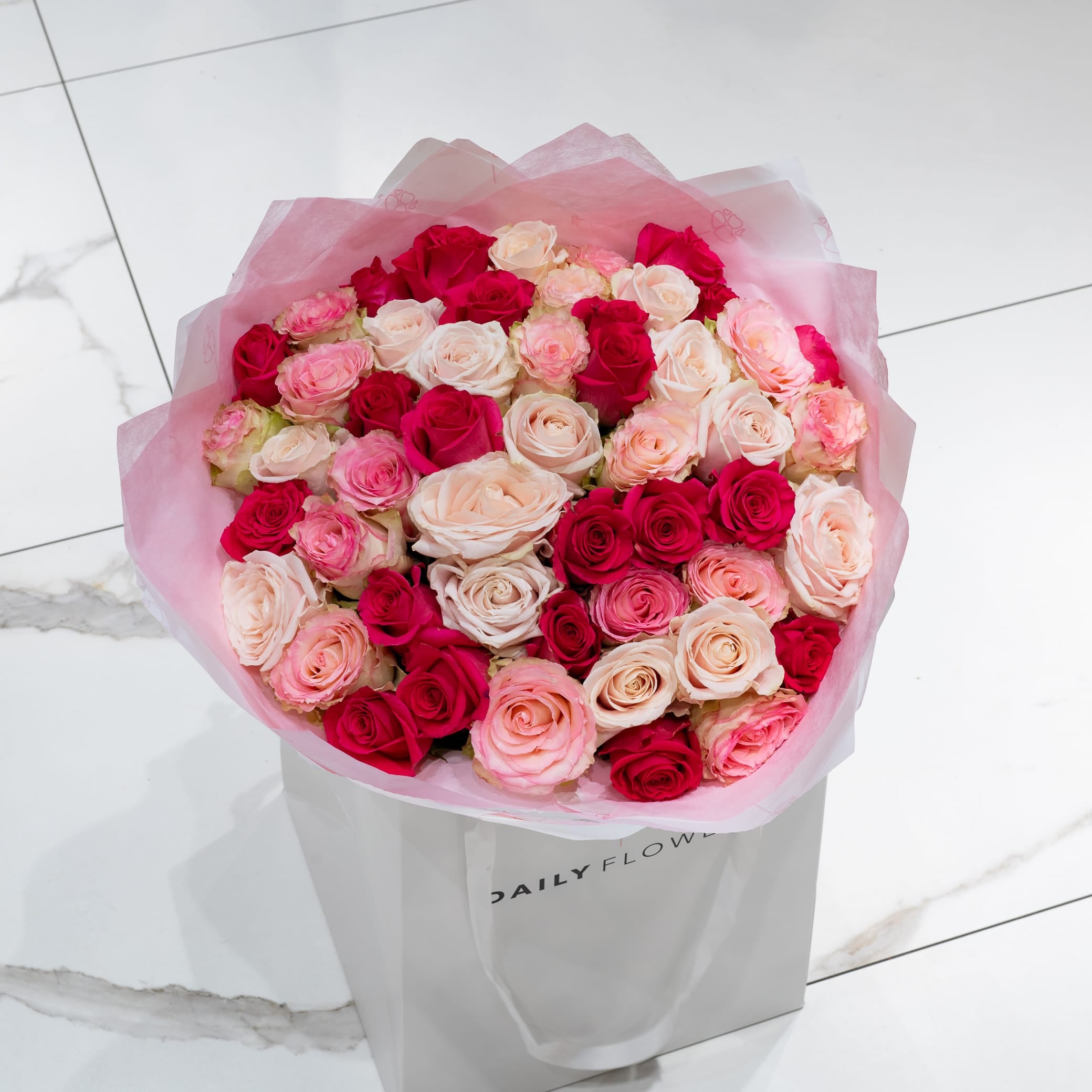 Royal Pink Roses - Choose Your Amount