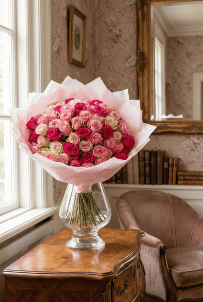 Kies je hoeveelheid - Royal Pink Roses