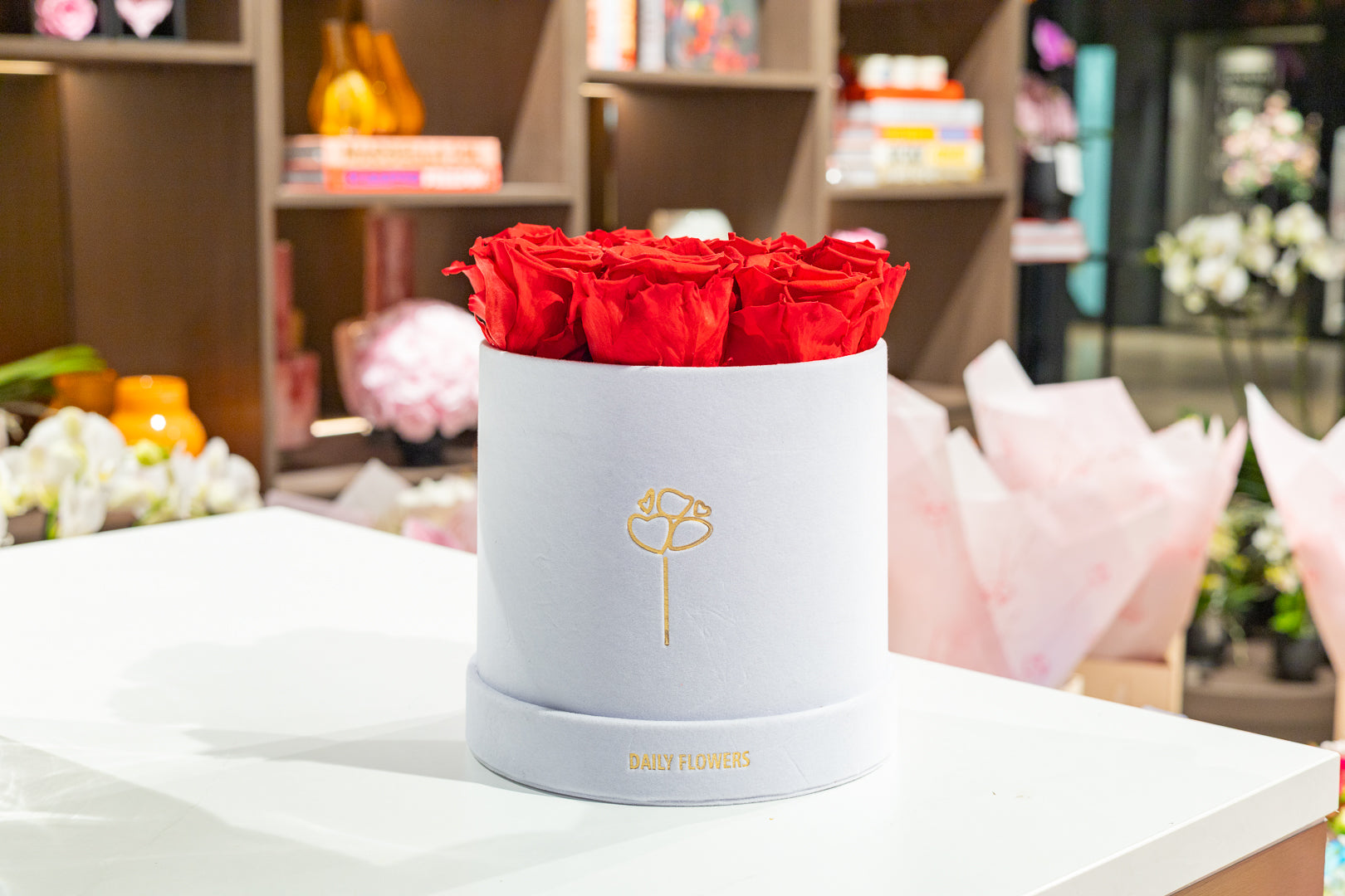 The Exclusive Box of Love – Houdbare Rozen - Rood